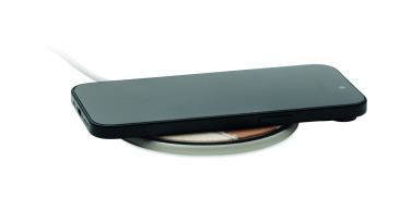 Logo trade promotional item photo of: Cork wireless charger 15W