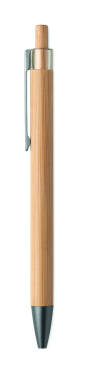 Logotrade promotional giveaways photo of: Push button bamboo pen