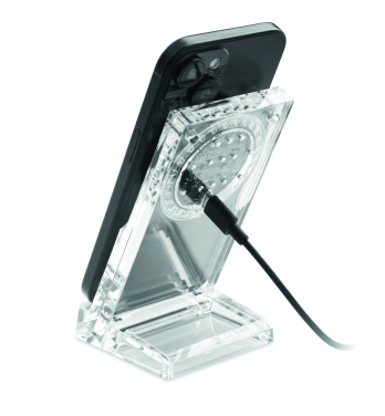 Logotrade promotional merchandise picture of: Acrylic wireless charger 15W