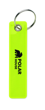 Logo trade advertising product photo of: Reflective key ring in PVC