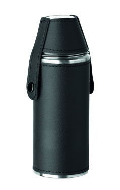 Logo trade corporate gifts picture of: Hip flask with shot cups