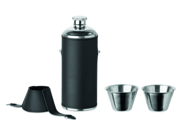 Logotrade promotional gifts photo of: Hip flask with shot cups
