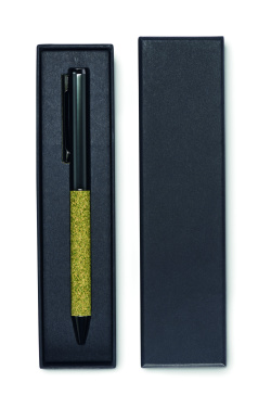 Logotrade promotional giveaway image of: Twist metal ballpen in box