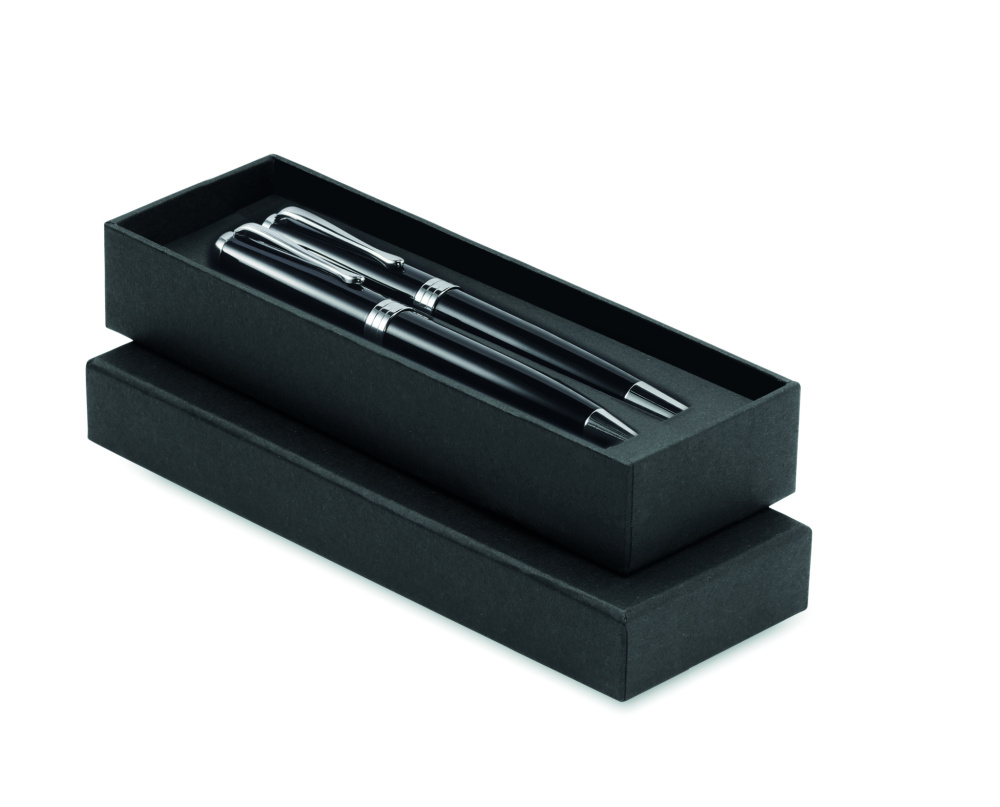 Logotrade promotional gift picture of: Ball pen and roller set