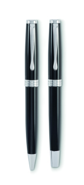 Logotrade promotional gift picture of: Ball pen and roller set