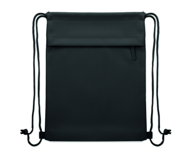 Logo trade promotional product photo of: Drawstring bag in 600D RPET