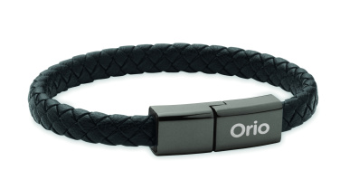 Logotrade promotional gifts photo of: Braided bracelet cable type-C