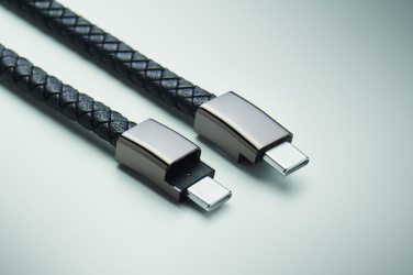 Logotrade promotional products photo of: Braided bracelet cable type-C
