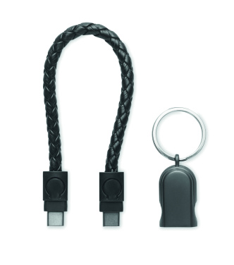 Logo trade promotional product photo of: Key ring loop cable type-C