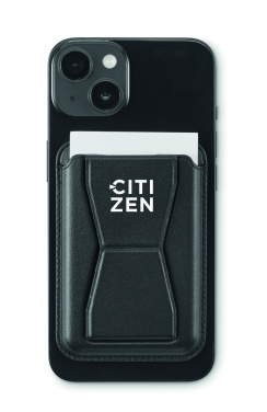 Logo trade promotional merchandise image of: Magnetic PU cardholder
