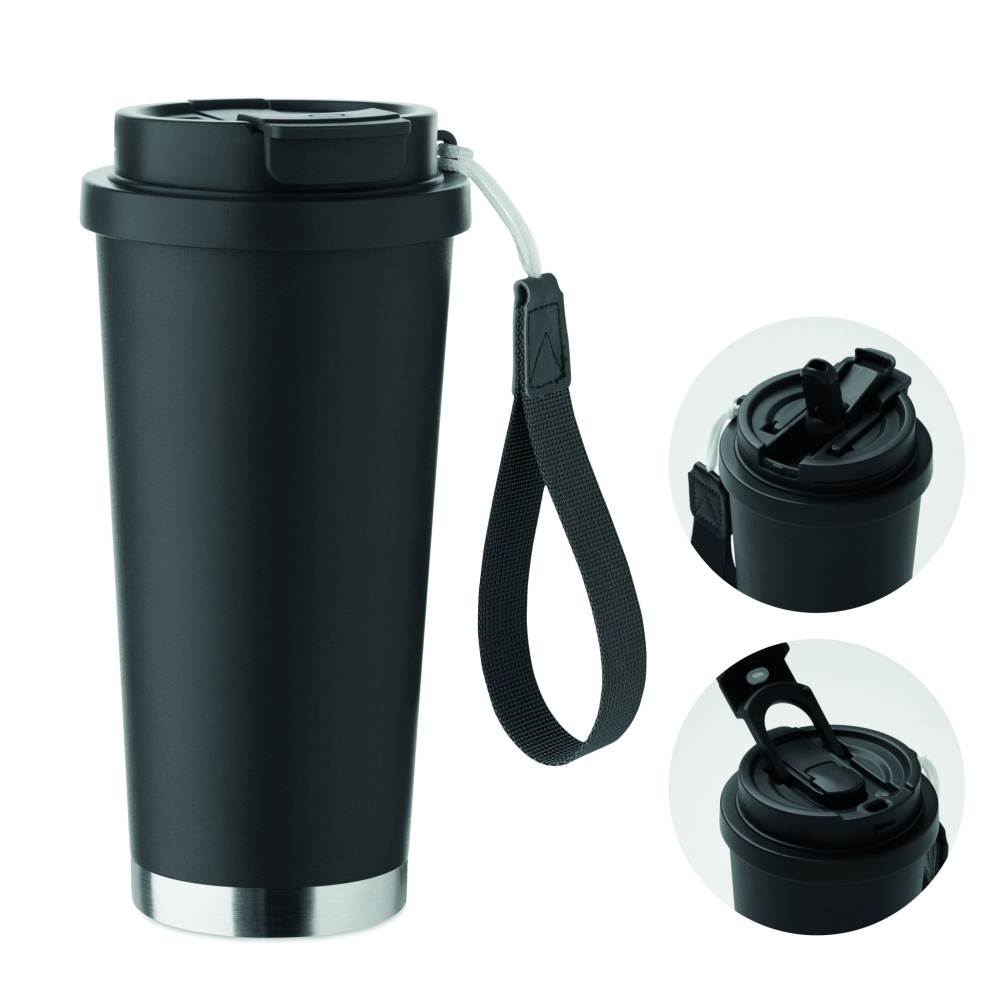 Logo trade advertising products image of: Double wall tumbler 500ml