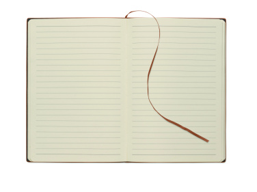 Logo trade business gift photo of: A5 notebook in smokey PU