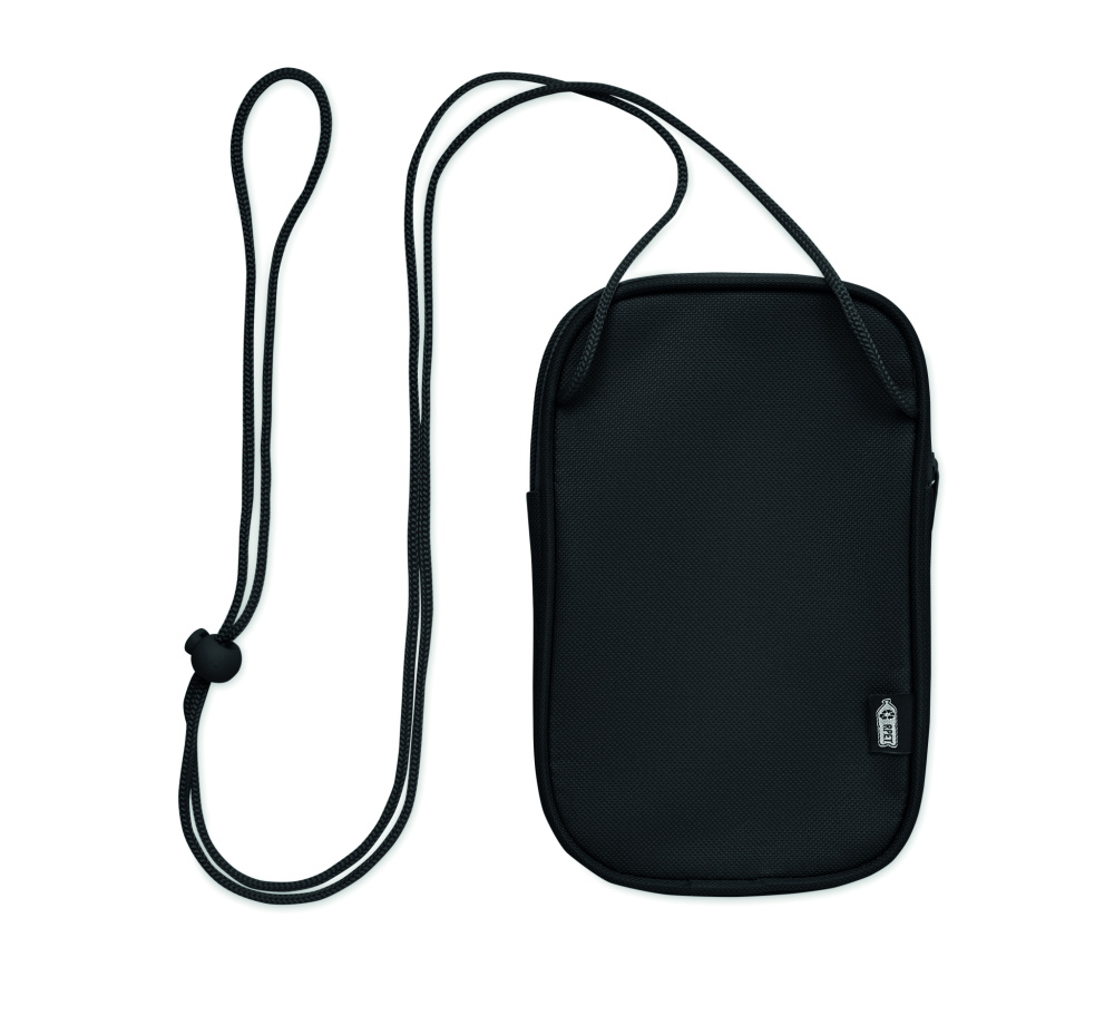 Logotrade promotional gift picture of: RPET cross body travel pouch