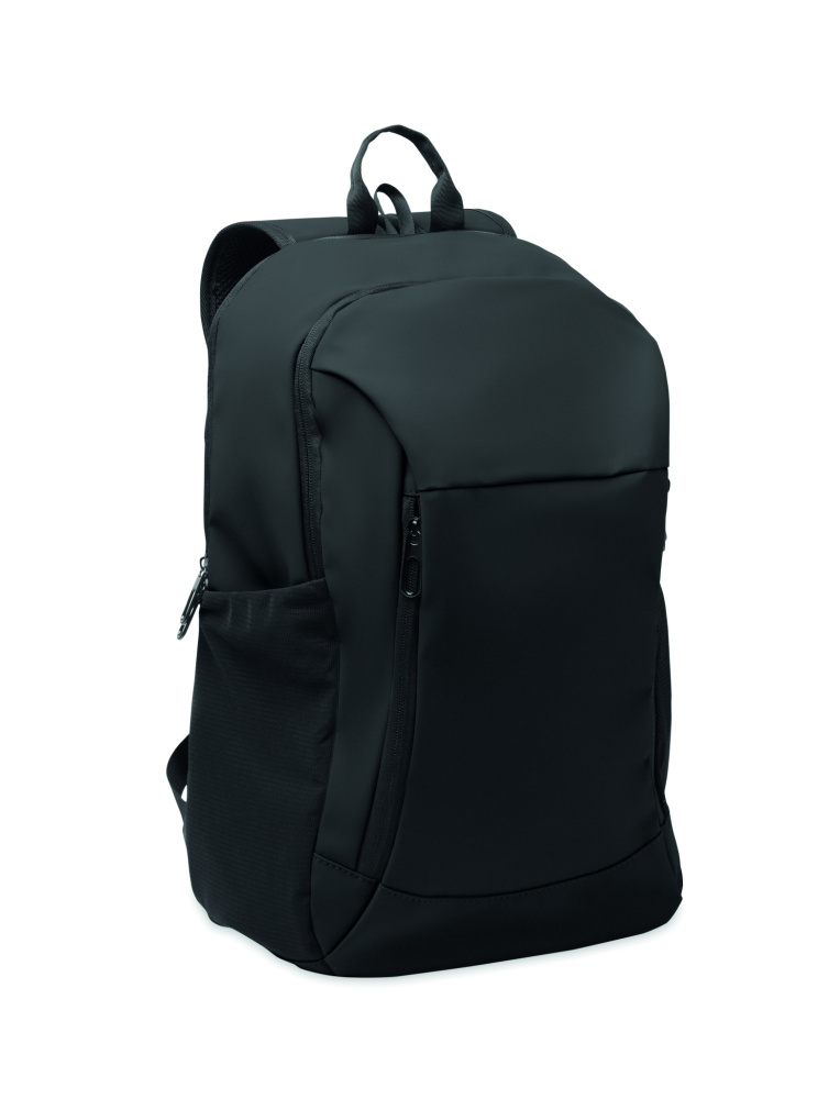 Logo trade business gift photo of: 15" soft PU laptop backpack
