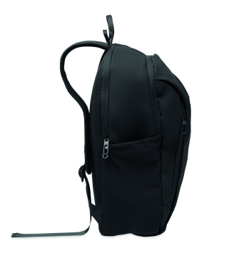 Logo trade promotional merchandise image of: 15" soft PU laptop backpack