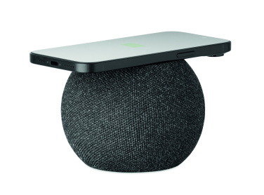 Logo trade promotional gifts image of: 15W wireless charger speaker