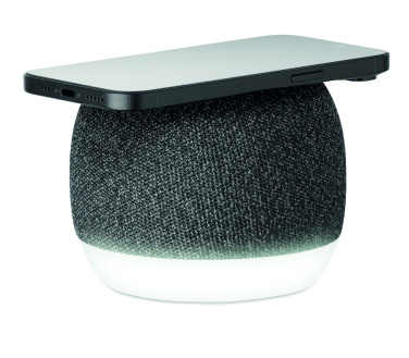 Logo trade advertising products picture of: 15W wireless charger speaker