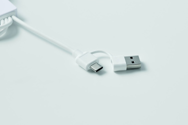 Logotrade promotional product picture of: 2 in 1 charging cable type-C