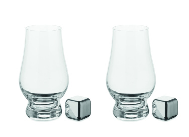Logo trade corporate gifts picture of: Set of whisky tasting glasses