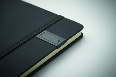 Logotrade business gift image of: A5 notebook w/ integrated USB