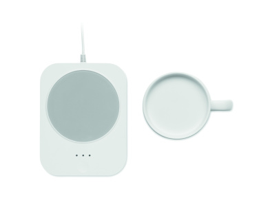 Logotrade corporate gift image of: Wireless charger mug warmer set