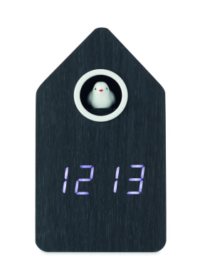 Logotrade promotional merchandise picture of: MDF cuckoo alarm clock