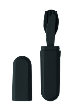 Logotrade promotional giveaways photo of: Cutlery set and case in PLA