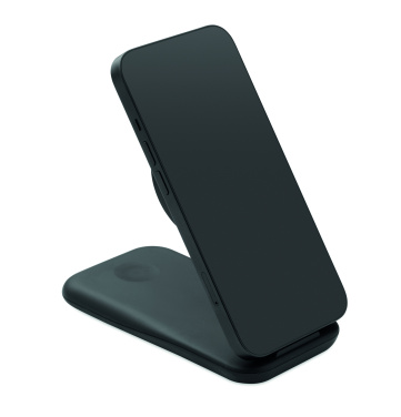 Logo trade promotional giveaways image of: 3 in 1 wireless charger 15W