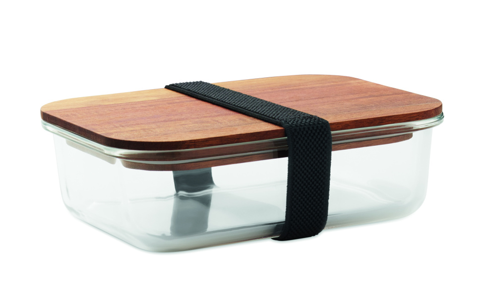 Logo trade promotional merchandise picture of: Glass lunch box 800ml