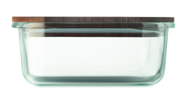 Logo trade promotional gifts image of: Glass lunch box 800ml