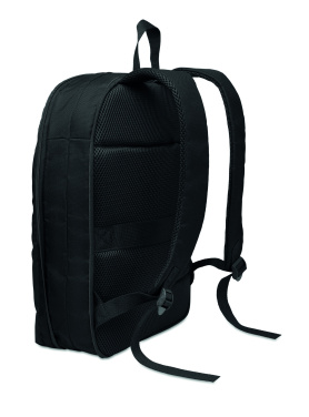 Logo trade corporate gifts image of: Expandable 600D RPET backpack