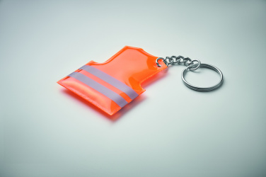 Logotrade business gift image of: Key ring with reflecting vest Jekabpils