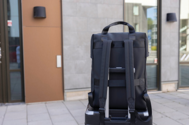 Logo trade promotional giveaways image of: VINGA Baltimore RCS tote backpack