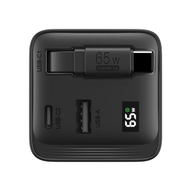 Logotrade corporate gift picture of: Urban Vitamin Mendocino 65W GaN charger retractable cable