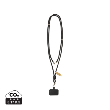 Logotrade promotional giveaway picture of: CarryLoop RCS recycled PET adjustable phone holder lanyard