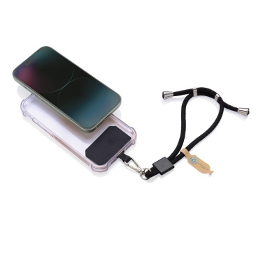 Logotrade advertising products photo of: CarryLoop RCS recycled PET adjustable phone holder wristlet