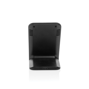 Logotrade promotional merchandise photo of: VoltPerch RCS recycled plastic 15W magnetic wireless charger