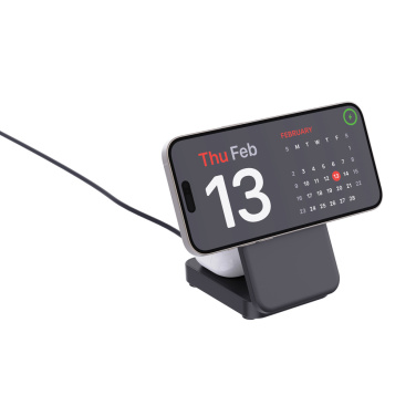 Logotrade promotional giveaway picture of: Urban Vitamin Arcadia RCS rplastic 15W 3in1 magnetic charger