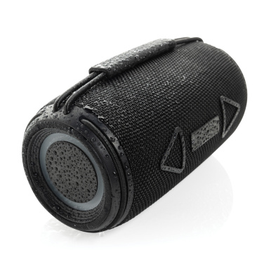 Logo trade promotional giveaway photo of: Prisma RCS recycled plastic IPX 4 waterpoof 16W speaker