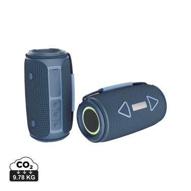 Logo trade promotional gift photo of: Prisma RCS recycled plastic IPX 4 waterpoof 16W speaker