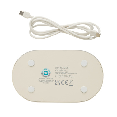 Logotrade promotional giveaway picture of: LumaRise RCS reycled plastic white noise alarm clock