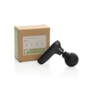 Logo trade promotional merchandise picture of: Revix RCS recycled plastic massage gun