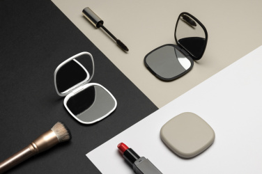 Logo trade promotional giveaways image of: Reflecta RCS recycled plastic make-up mirror