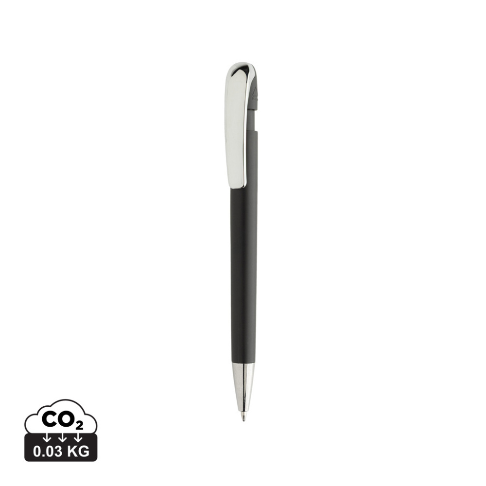Logotrade promotional merchandise image of: Glide GRS certified R-ABS Metal Clip Pen