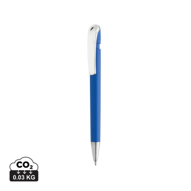 Logo trade corporate gift photo of: Glide GRS certified R-ABS Metal Clip Pen