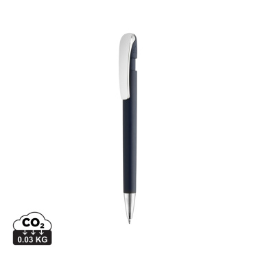Logo trade promotional items image of: Glide GRS certified R-ABS Metal Clip Pen