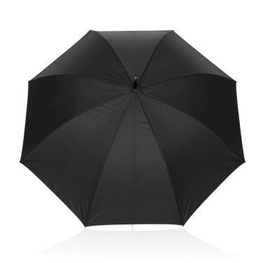 Logotrade promotional item image of: Swiss Peak Vero Aware™ RPET 25” umbrella w luxe handle