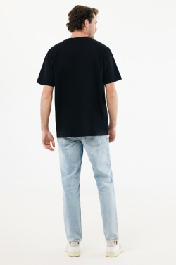 Logo trade promotional giveaway photo of: IQONIQ Nikko heavyweight recycled cotton t-shirt