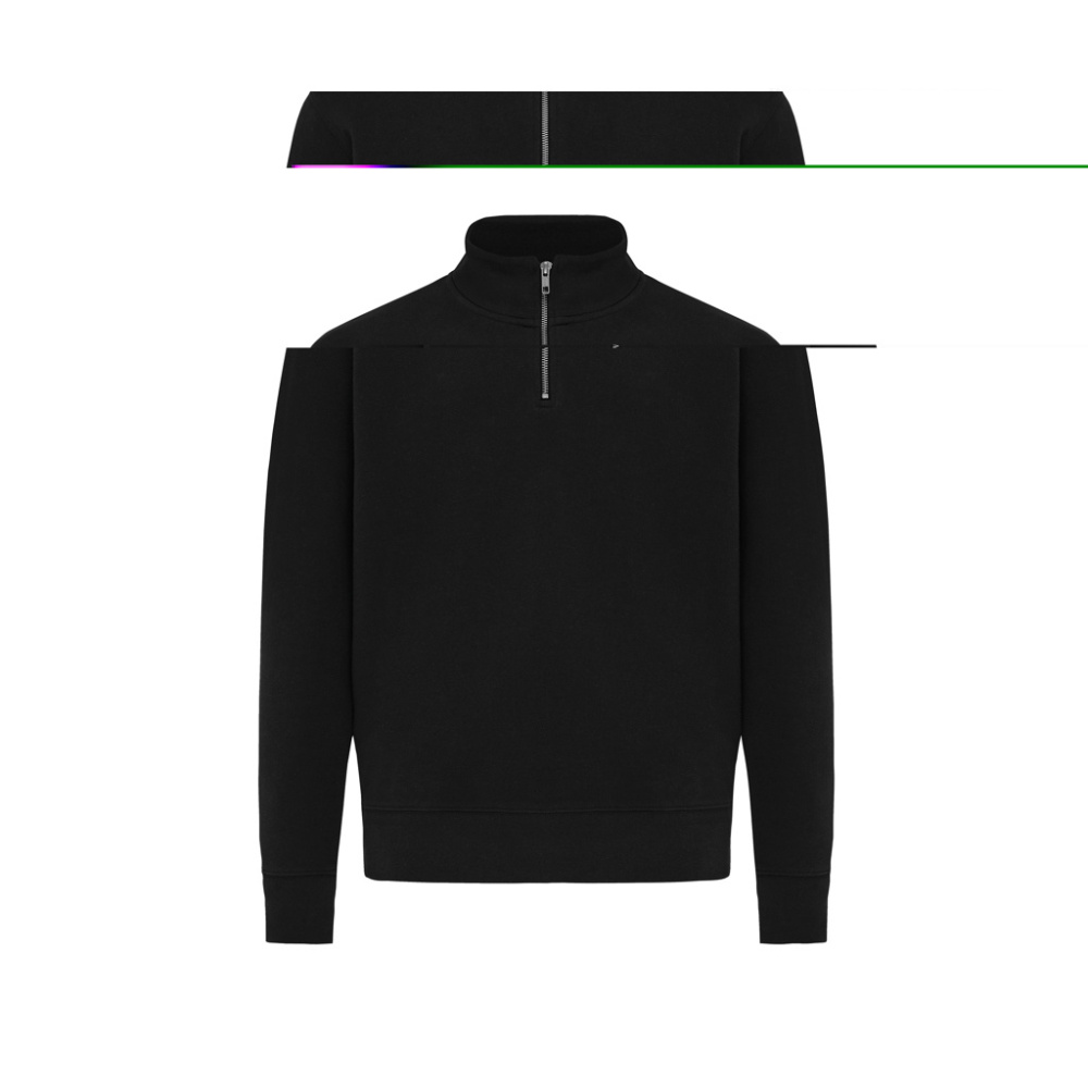 Logotrade corporate gift image of: IQONIQ Elgon recycled cotton quarter zip sweater