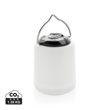 Logo trade promotional items picture of: Limio RCS recycled plastic portable re-chargeable table lamp